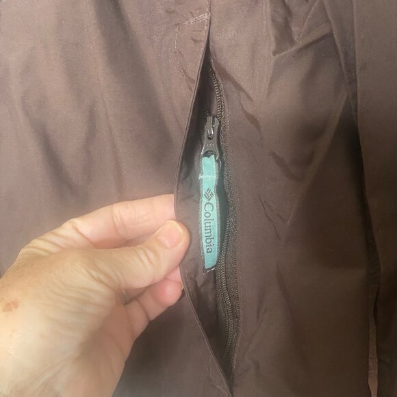 Columbia Interchange Jacket Womens M Hooded Nylon Windbreaker Water Resistant - Picture 8 of 10